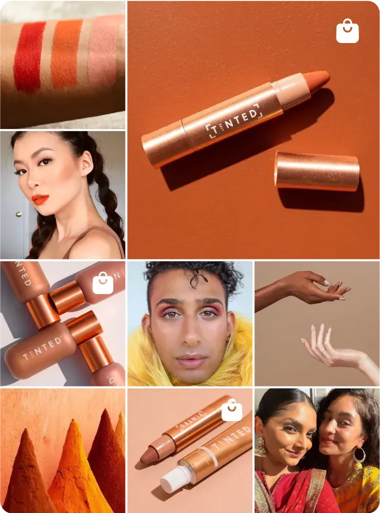 Feed de instagram shopping