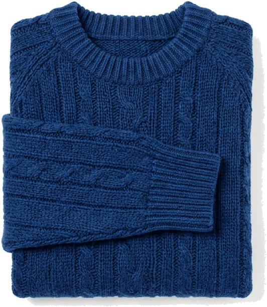 Jersey azul, ejemplo de producto a reponer