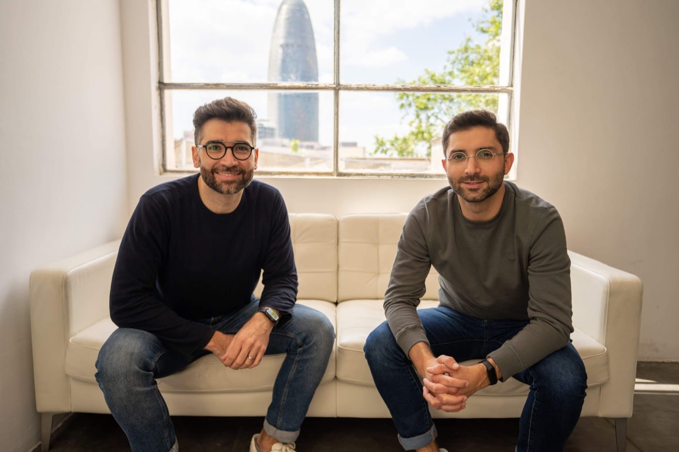 Miquel y Joan Subirats, fundadores de Stockagile, en Barcelona